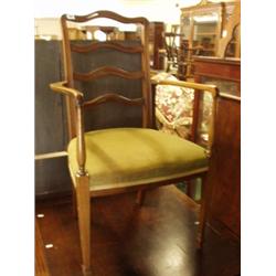 Late Victorian later back carver chair…