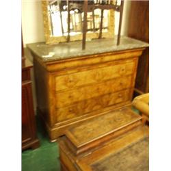 Early 19c good quality walnut commode ches…