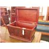 Image 1 : Mahogany carved cellaret…