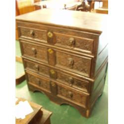 Early 18c oak chest of drawers…