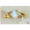 Image 1 : #37-10K YELLOW GOLD MOONSTONE RING
