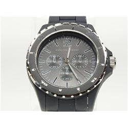 #46-GEOFFREY BEENE MEN'S BLACK DIAL WATCH