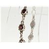 Image 1 : #12-STERLING SILVER GEMSTONE BRACELET