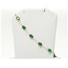 Image 1 : #24-14KT GOLD EMERALD (4.5CT) BRACELET