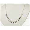 Image 2 : #29-14KT GOLD SAPPHIRE (9.2CT) NECKLACE