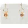 Image 1 : #36-10KT GOLD CITRINE EARRINGS