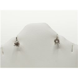 #42-14KT GOLD DIAMOND (0.23CT) EARRINGS