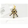 Image 1 : #45-22KT GOLD SAPPHIRE (0.96CT AND 0.12CT) PENDANT