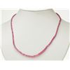 Image 1 : #50-18KT GOLD CLASP RUBY (66CT) NECKLACE