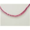 Image 2 : #50-18KT GOLD CLASP RUBY (66CT) NECKLACE