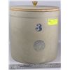 Image 1 : VINTAGE STONEWARE 3 GALLON CROCK POT