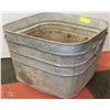 Image 1 : PAIR OF METAL TUBS