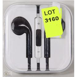 NEW EARBUD HEADPHONES FOR USE WITH ANY DEVICE