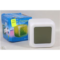 NEW COLOUR CHANGING LED DIGITAL ALARM CLOCK