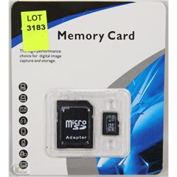 NEW 32GB MICRO SD CARD WITH ADAPTOR