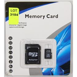 NEW 32GB MICRO SD CARD WITH ADAPTOR