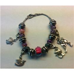 PANDORA STYLE BRACELET MURANO GLASS