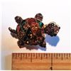 Image 1 : CRYSTAL & ENAMEL TURTLE BROOCH
