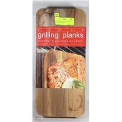 NEW PACKAGE OF SIX CEDAR GRILLING PLANKS