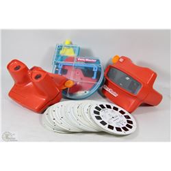 VIEWMASTER 3 WITH 36 REELS INCLUDING CHARLIE BROWN