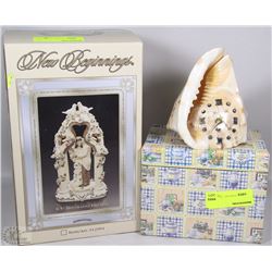 LOT OF NEW BEGINNINGS 9.5" DECORATIVE BRIDE AND