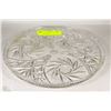 Image 1 : 10" DIAMETER ESTATE PINWHEEL CRYSTAL SERVING