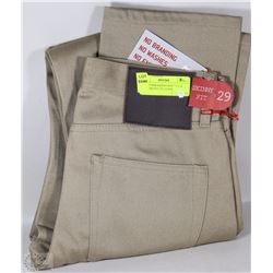 MENS UNBRANDED UB107 29X34 BEIGE SKINNY FIT JEANS