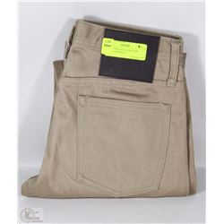 MENS UNBRANDED UB207 29W BEIGE TAPERED FIT