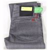 Image 1 : MENS UNBRANDED UB206 28X34 GREY TAPERED FIT JEAN