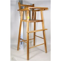 VINTAGE WOOD DOLL HIGH CHAIR