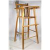Image 1 : VINTAGE WOOD DOLL HIGH CHAIR
