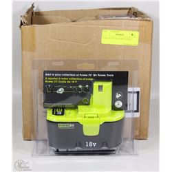 CASE OF 4 POWER IT BRAND 18V BATTERIES