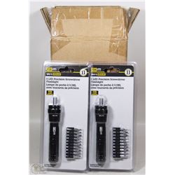 CASE OF 6PCS 5LED PRECISION SCREWDRIVER FLASHLIGHT