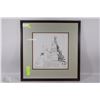 Image 1 : B. JOHNSON PEN DRAWING PROFESSIONALLY FRAMED