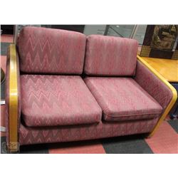 OFFICE/DECK  2 SEATER LOUNGE CHAIR ROSE COLOR