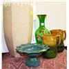 Image 1 : LOT OF 5 PIECES OF ASSORTED VASES AND OTHER