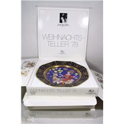SET OF 3 (78,79,80) WEIHNACTS TELLER COLLECTOR