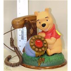 VINTAGE DISNEY ANIMATED WINNIE THE POOH PUSH