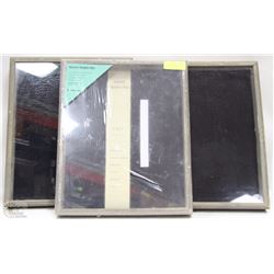 THREE NEW & USED BARNWOOD INSTANT SHADOW BOX