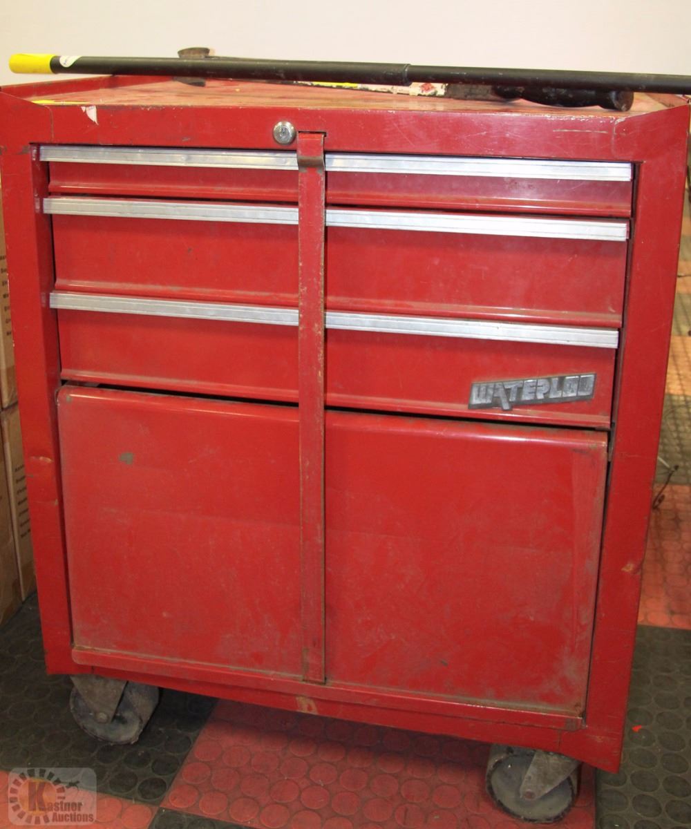 WATERLOO ROLLING TOOL CHEST W/ DRAWERS WITH BONUS