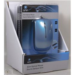 CASE OF TWO SLIM OPTICAL COMPUTER MICE