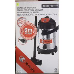 KUBOTA 5HP 8 GALLON SHOP VAC