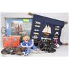 Image 1 : LOT OF VINTAGE & COLLECTIBLES INCLUDING SAIL SHIP
