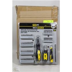 CASE OF 64 PIECE ULTIMATE SCREWDRIVER SETS