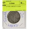 Image 1 : 1942 "S" SILVER LIBERTY COIN