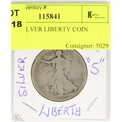 1917 "S" SILVER LIBERTY COIN