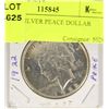 Image 1 : 1922 U.S. SILVER PEACE DOLLAR