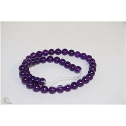 #3)RUSSIAN AMETHYST ROUND  LOOSE BEADS 8MM