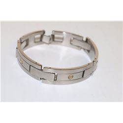 BIG BRAND STAINLESS STEEL W/ 18K YELLOW SOLID GOLD