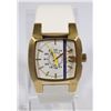 Image 6 : NEW DIESEL 37MM WHITE FACE UNISEX WATCH WHITE BAND